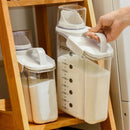 Kit de pote hermético premium com copo medidor