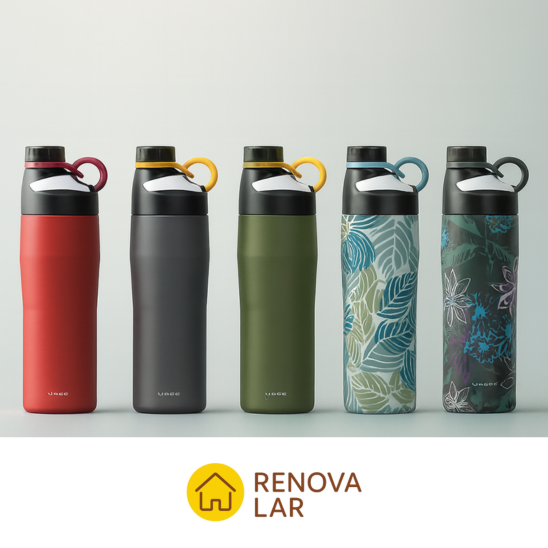 Garrafinha Esportiva Premium (Cor Sortida)