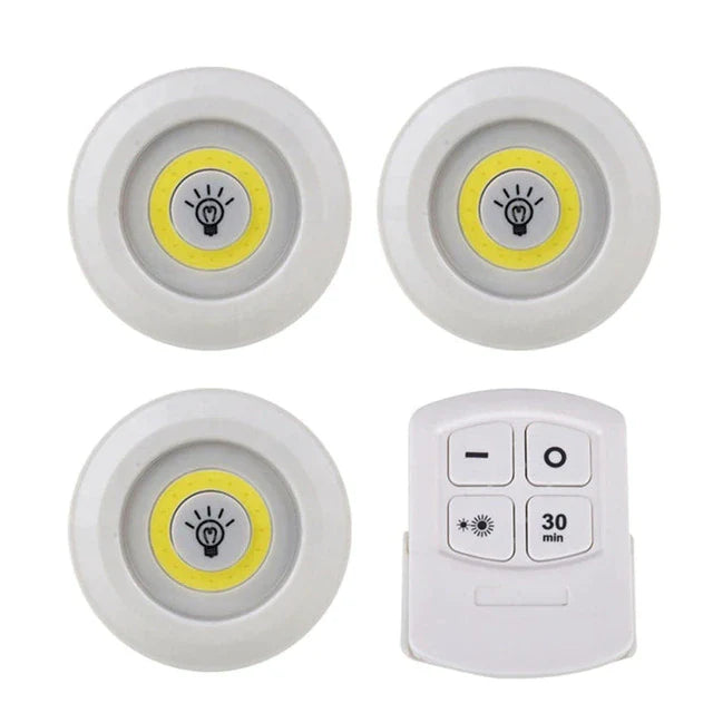 Kit de Iluminação Led Sem Fio com Controle Remoto - Compre 4 leve 6