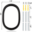 Números identificadores para residências grandes, efeito 3d - LuxuriousLabels