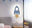 Luminária de Parede Infantil Foguete LED