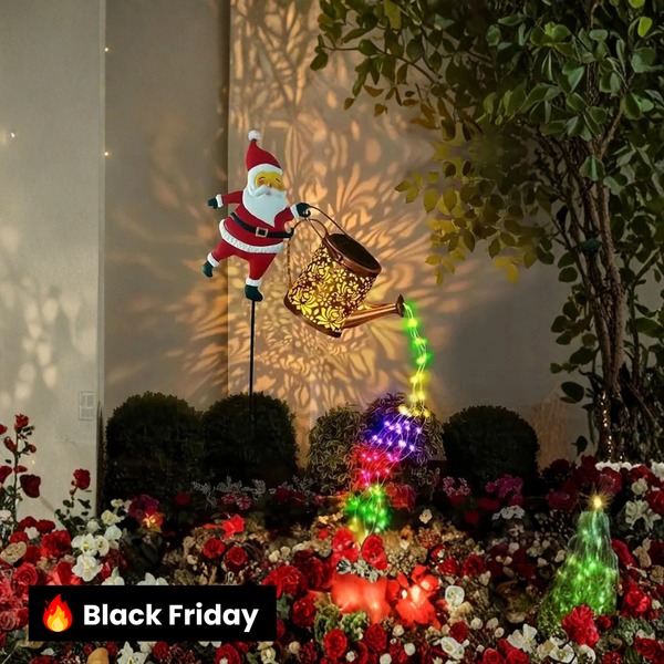 Compre 1 e Leve 2 — Papai Noel Regador Iluminado + Brinde Especial de Natal!