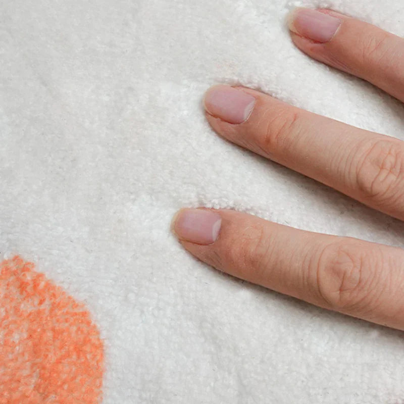 PROMO OUTLET - Tapete Redondo Infantil - Coleção Flor de Algodão