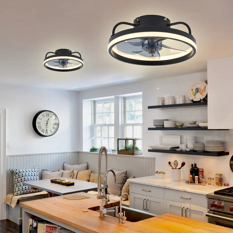 Ventilador de Teto Portátil com Iluminação – Ventiluz Elegance