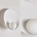 Luminária de Parede Estilo Chinês - Shell Branco, Preto ou Marrom