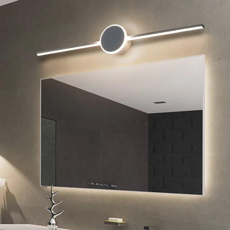 Luminária LED para Espelho de Banheiro – Modelo RadianceView com Design Moderno