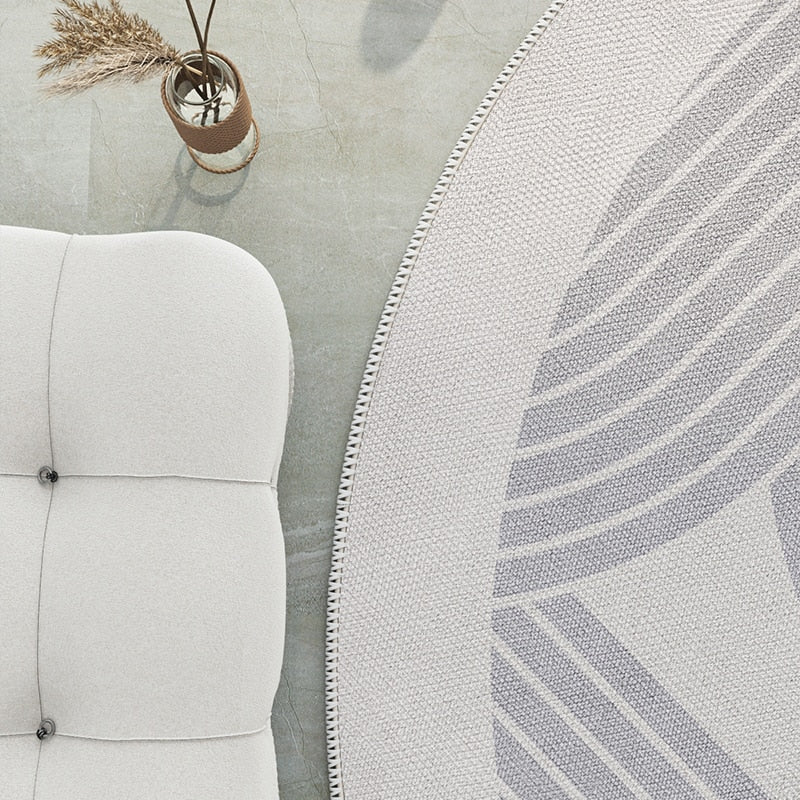 Tapete Decorativo Moderno Redondo - Coleção Japão