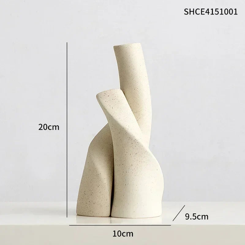 Vaso Escultura Harmonia Minimalista: A Elegância da Simplicidade
