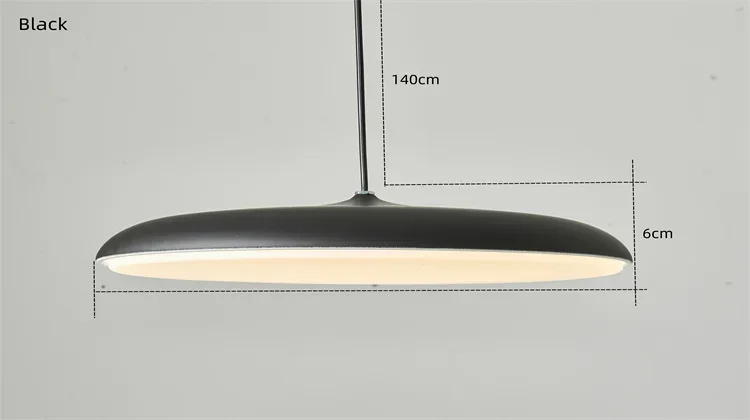 Lustre Pendente Moderno UFO Metal LED