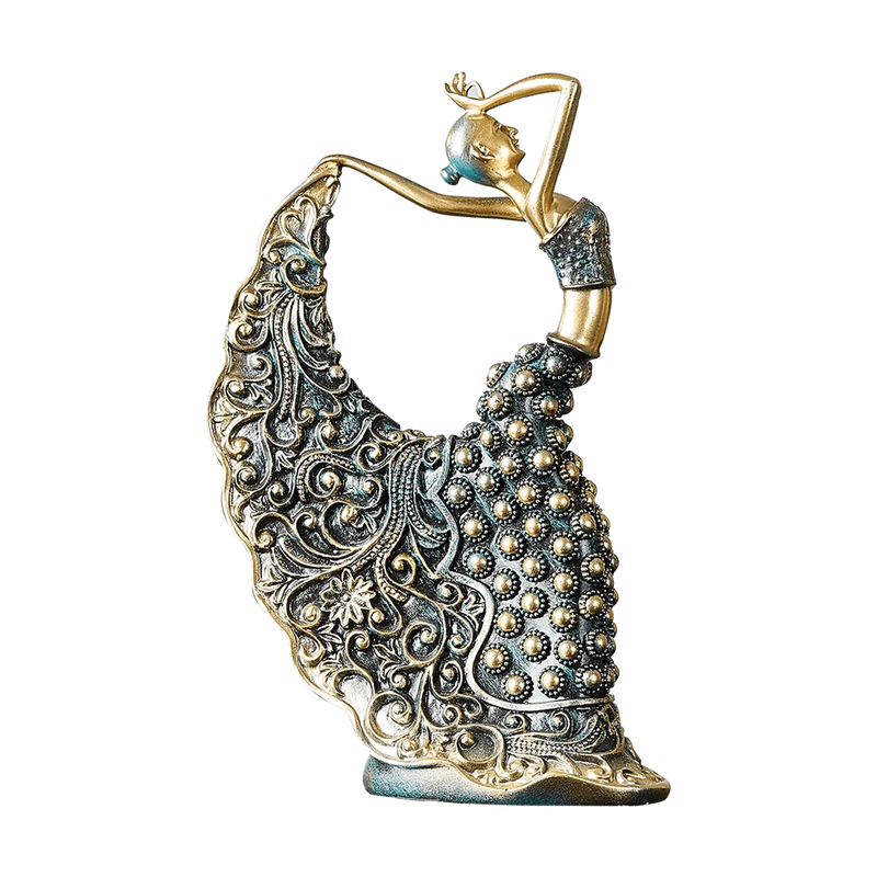 Escultura Abstrata Elegância em Movimento: A Beleza da Dança em Forma de Arte