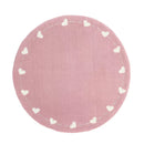 Tapete Infantil Redondo Coleção Amor Perfeito