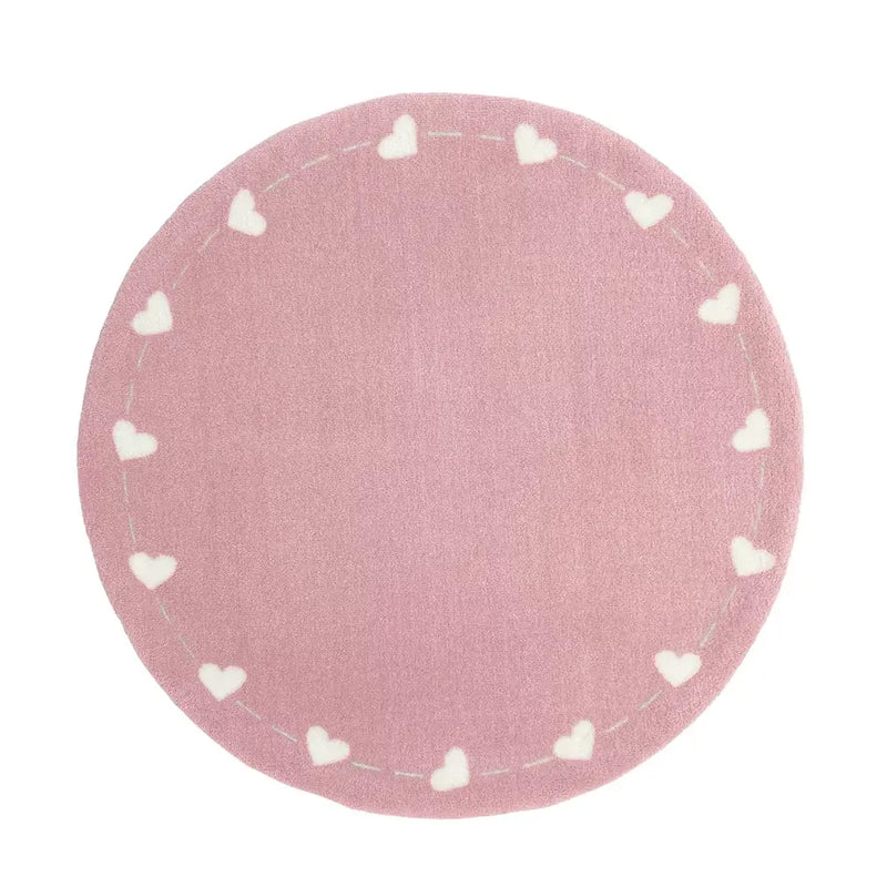 Tapete Infantil Redondo Coleção Amor Perfeito