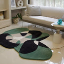 Tapete Orgânico Abstrato Grande - Coleção Flow