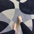 Tapete Orgânico Abstrato Grande - Coleção Flow