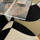 Tapete Orgânico Abstrato Grande - Coleção Flow