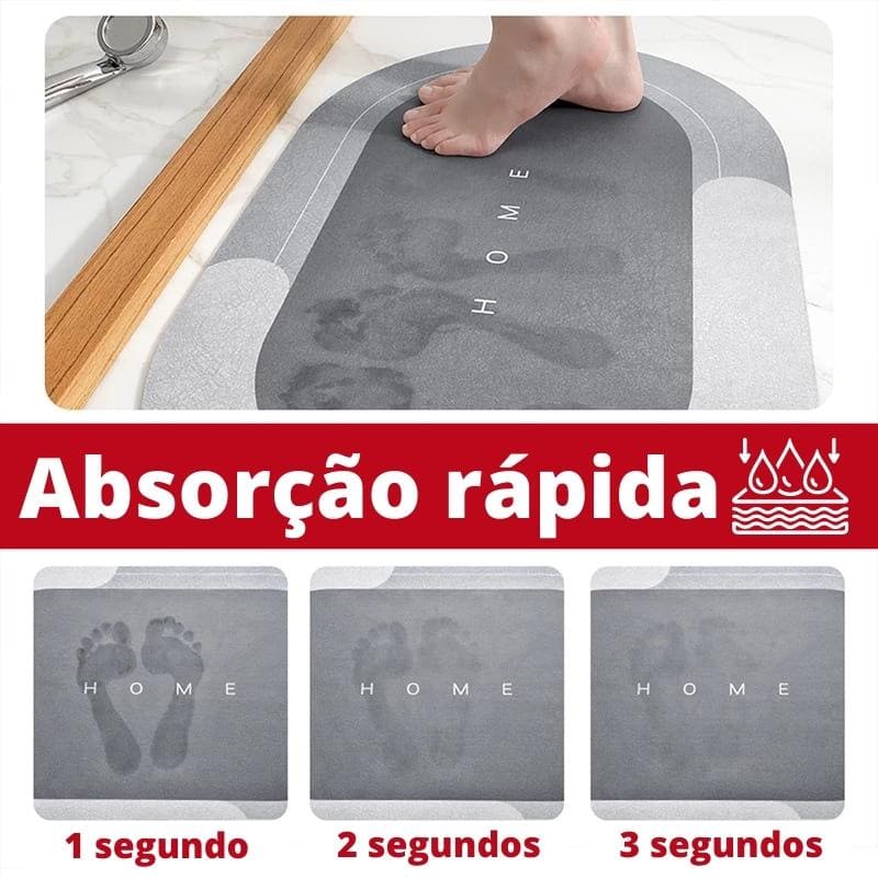 Tapete Antiderrapante e Absorvente para Banheiro – SpaSense AbsorbMat Premium