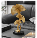 Escultura estátuas decorativa - Folhas do Outono - Renova Lar