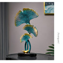 Escultura estátuas decorativa - Folhas do Outono - Renova Lar