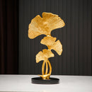 Escultura estátuas decorativa - Folhas do Outono - Renova Lar