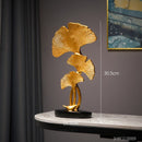 Escultura estátuas decorativa - Folhas do Outono - Renova Lar