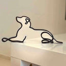 Esculturas artesanais de ferro - eu amo meu Cão! - Renova Lar
