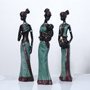Kit de estatuetas decorativas - Africanas - Renova Lar