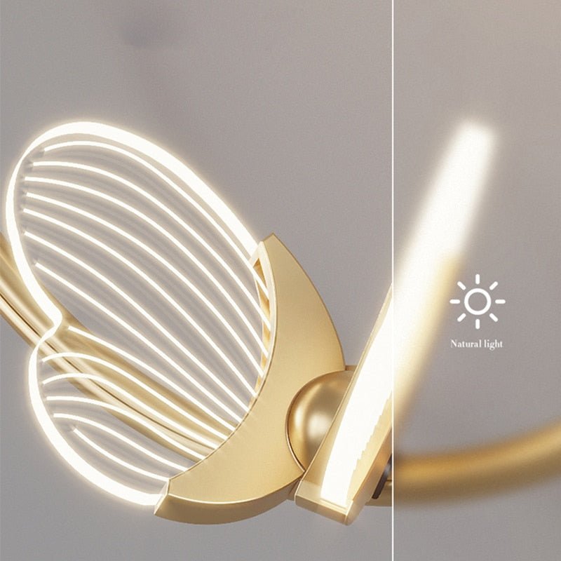 Luminária Arandela Decorativa Moderna de Luxo - Butterfly - Renova Lar
