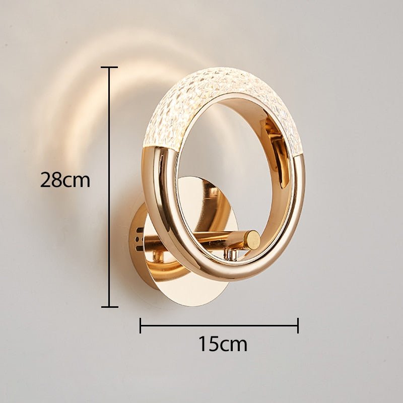 Luminária Arandela Oval de Luxo Cristal - CrystalLux - Renova Lar