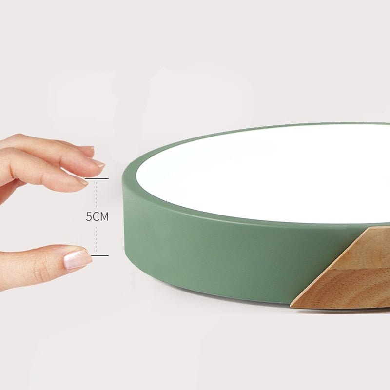 Luminária de teto Decorativa Redonda LED com controle remoto - Renova Lar