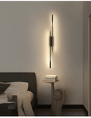 Luminária dupla de Parede Vertical Dourada - Gold Fusion - Renova Lar