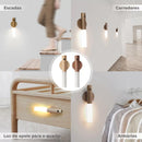 Luminária LED de Parede com Sensor de Movimento Recarregável e Base magnética - SmartGlow - Renova Lar