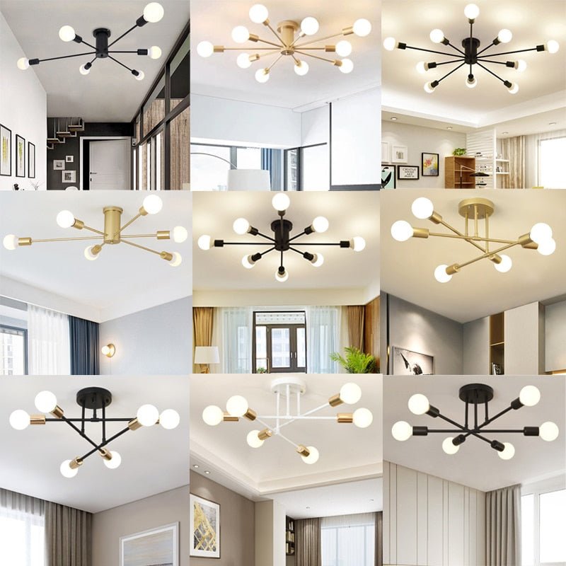 Lustre moderno com 6 spots - Constellation - Renova Lar