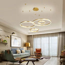 Lustre Moderno Pendente Circular LED - Nordic Europe Gold Edition - Renova Lar