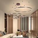Lustre Moderno Pendente Circular LED - Nordic Europe Gold Edition - Renova Lar