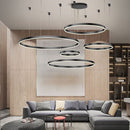 Lustre Moderno Pendente Circular LED - Nordic Europe Gold Edition - Renova Lar