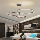 Lustre Moderno Pendente Circular LED - Nordic Europe Gold Edition - Renova Lar