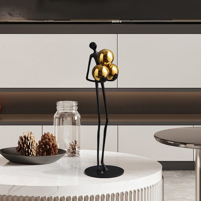 Ornamento Escultura - O Equilibrista - Renova Lar