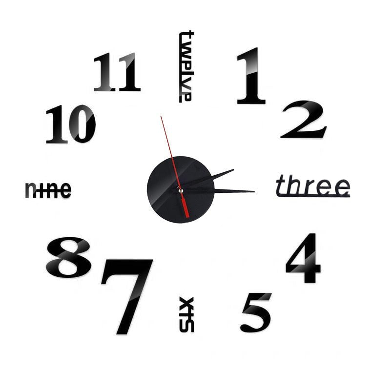 Relógio de Parede em 3D Lumière - Renova Lar