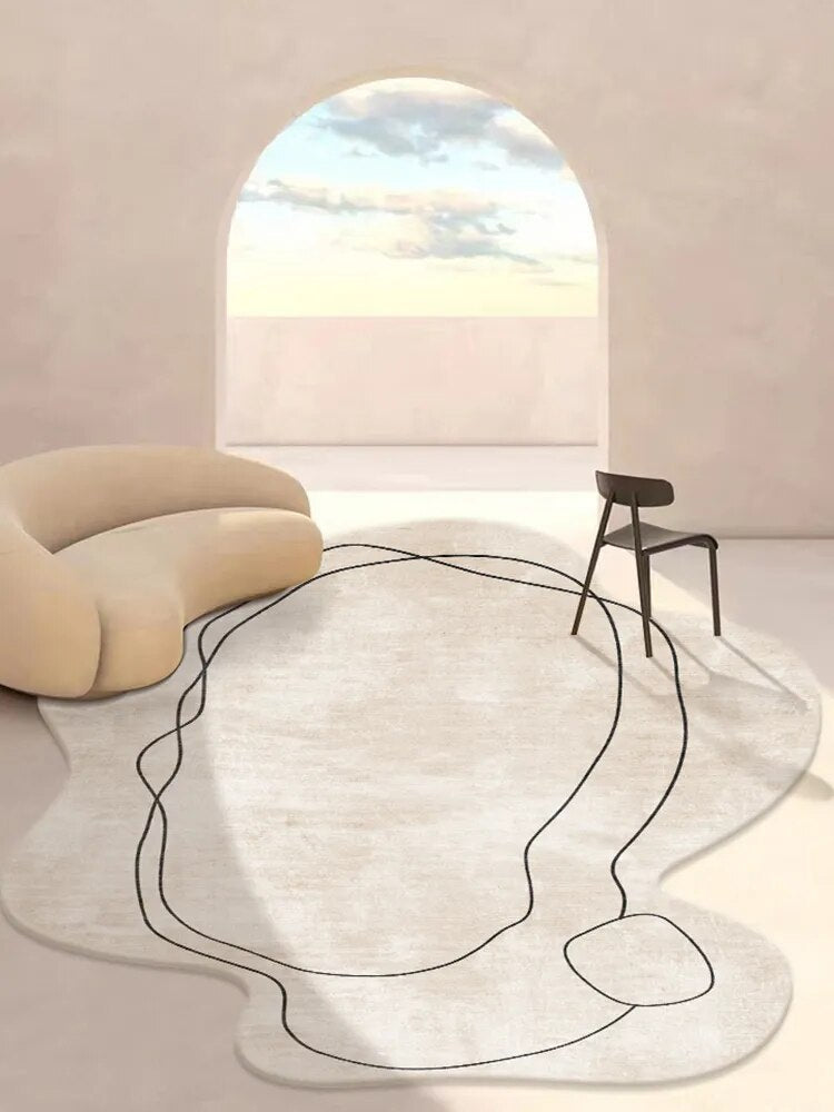 Tapete Decorativo Orgânico Abstrato Irregular - Coleção Atenas - Renova Lar