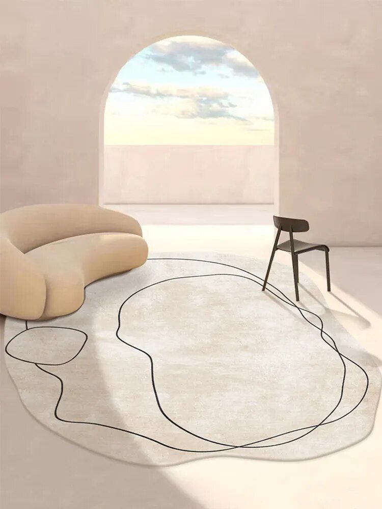 Tapete Decorativo Orgânico Abstrato Irregular - Coleção Atenas - Renova Lar